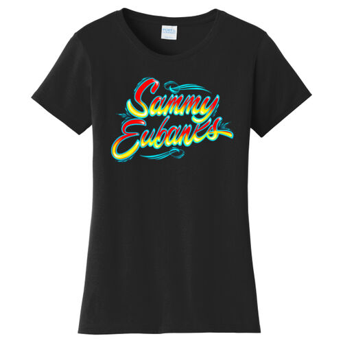 Full Color Drum Logo Ladies Tee Thumbnail