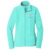 Women's Heather Microfleece Full Zip Jacket Thumbnail